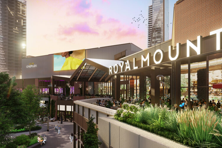 stores & restaurants in royal mount mall ( 5401 Av. Royalmount, Montréal, QC H4P 1G9 )