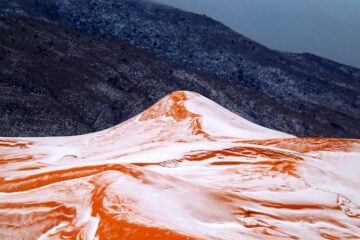 Snow has Fallen in the Sahara Desert for the First Time in 40 Years